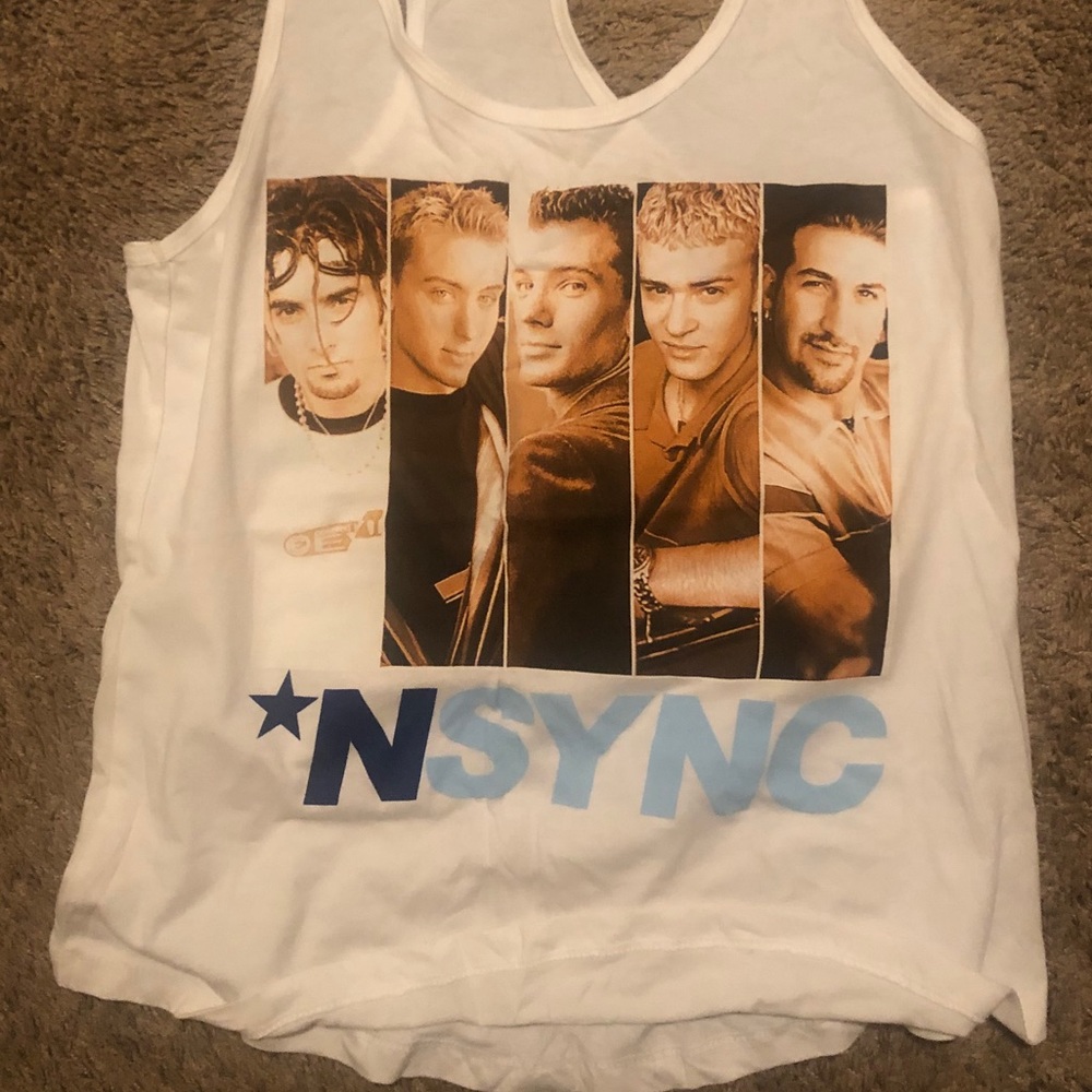 *NSYNC white tank